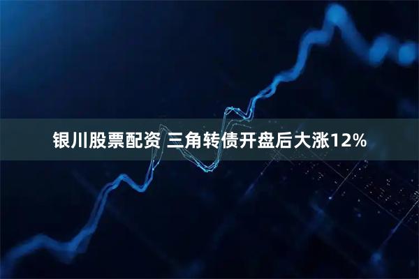 银川股票配资 三角转债开盘后大涨12%