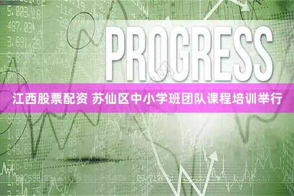 江西股票配资 苏仙区中小学班团队课程培训举行